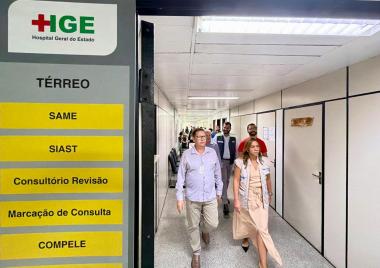 Roberta Santana inspeciona HGE e acompanha os preparativos para o Carnaval | SECOM