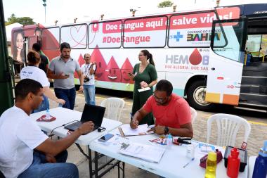 Hemoba registra queda nas doações e reforça atendimento na unidade móvel | SECOM