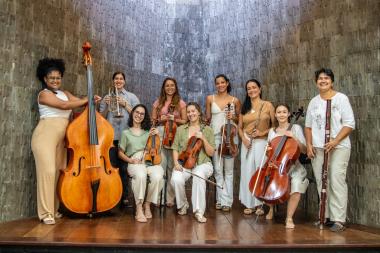 Musicistas da OSBA protagonizam a segunda edição do projeto "Ondinas" no Teatro do Goethe-Institut | SECOM