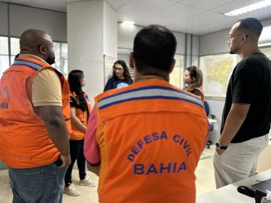 Defesa Civil Nacional visita Inema para ampliar sistema de alertas de desastres na Bahia | SECOM