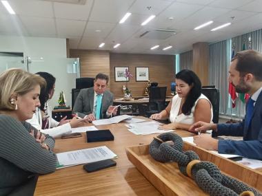Em reunião no TJ-BA, SPM dialoga e reforça pedido de integração dos dois poderes | SECOM