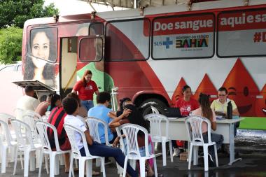 Hemoba amplia coleta de sangue com hemóvel e posto temporário em Salvador | SECOM