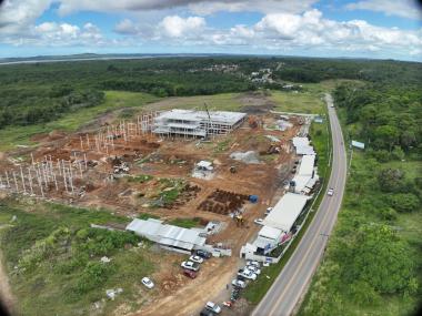 Obras do Hospital e Maternidade Regional da Costa do Dendê avançam em Valença | SECOM