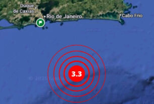 Tremor de magnitude 3.3 é registrado na costa do RJ
