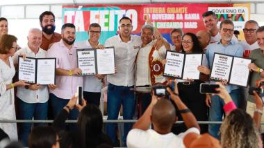 Município de Mairi recebe investimentos em infraestrutura, saúde, esporte e desenvolvimento rural | SECOM