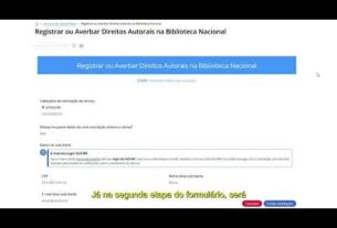Registrar ou Averbar Direitos Autorais na Biblioteca Nacional  _com legenda